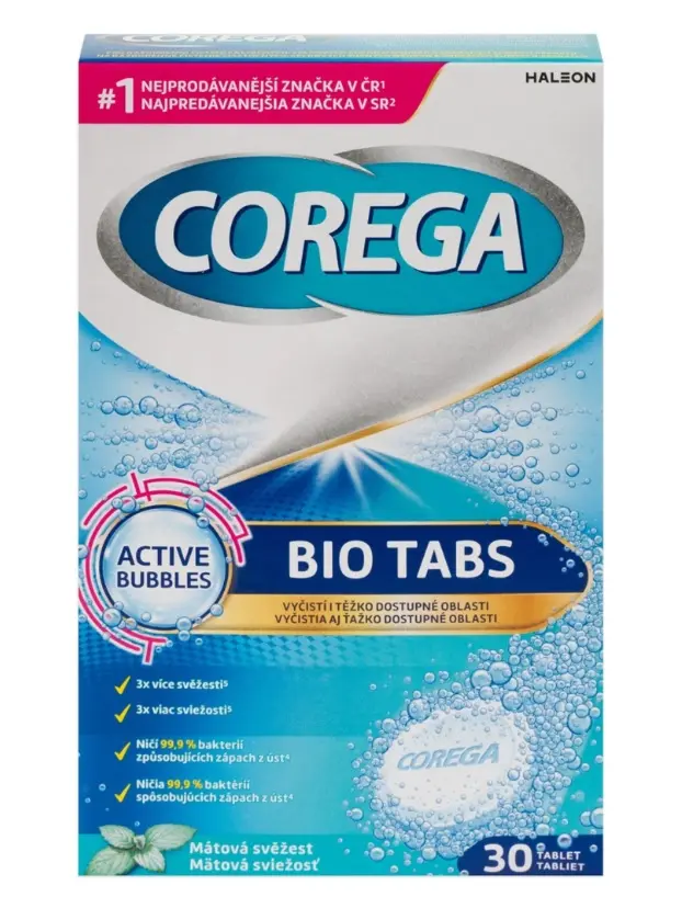 13062-corega bio tabs cistici tablety 30ks